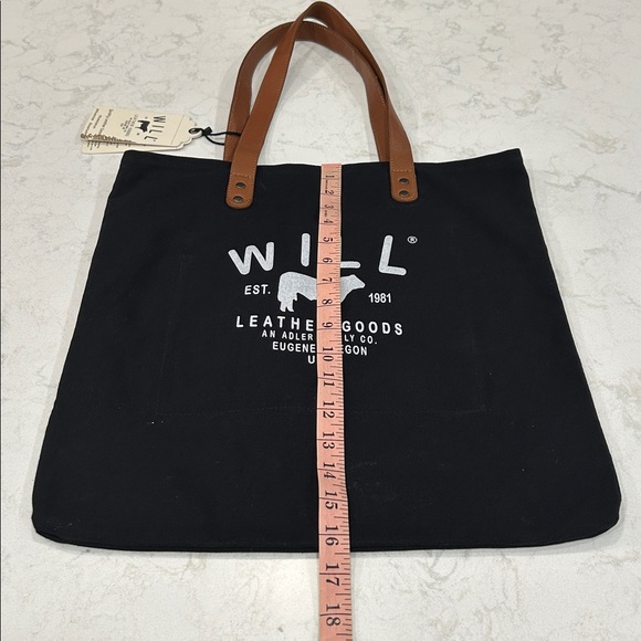 WILL Leather Goods Limited Edition Canvas Tote - Chicago Collective Exclusive - Picture 8 of 15